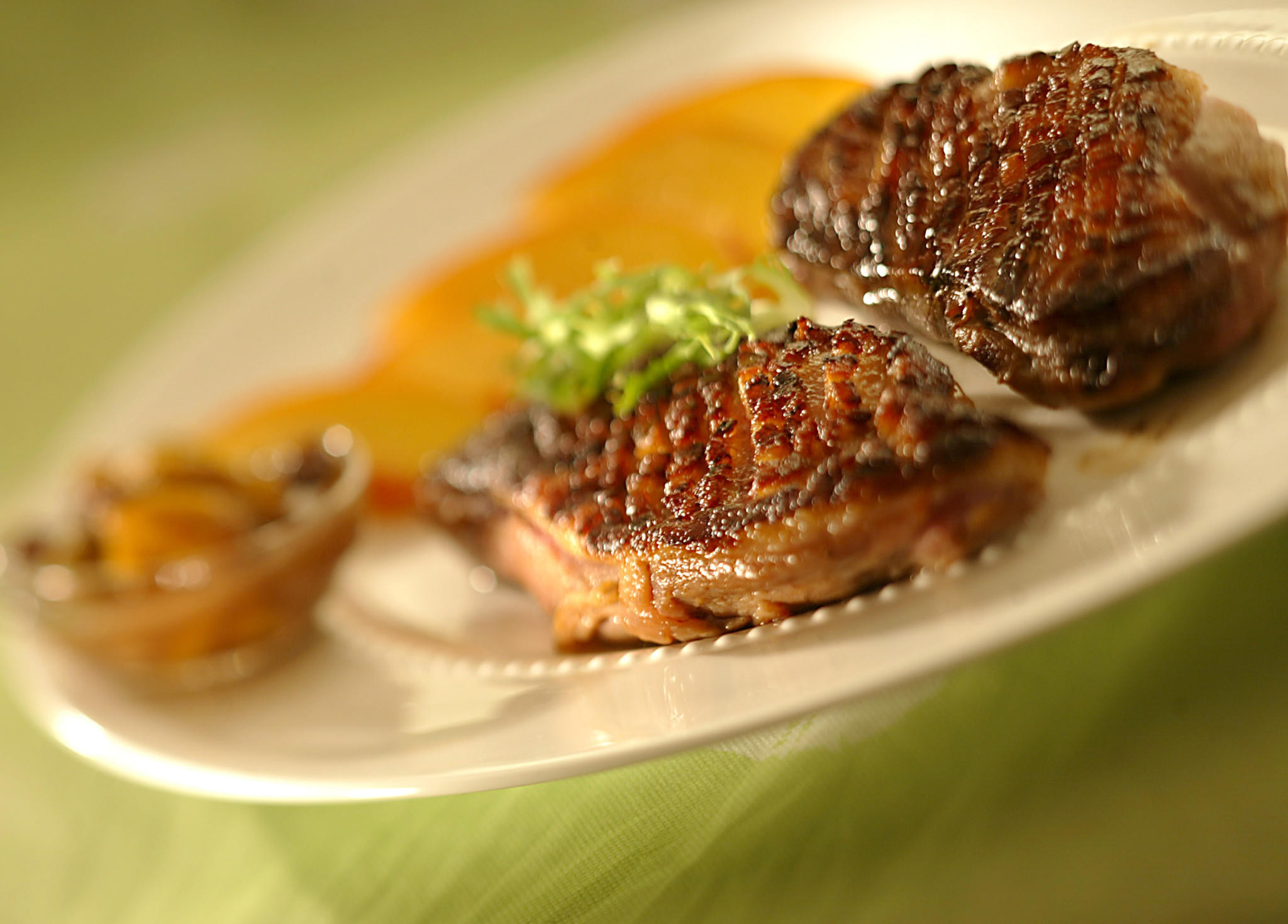 Grilled Duck Recipes
 Recipe Grilled duck breasts with fresh ginger peach