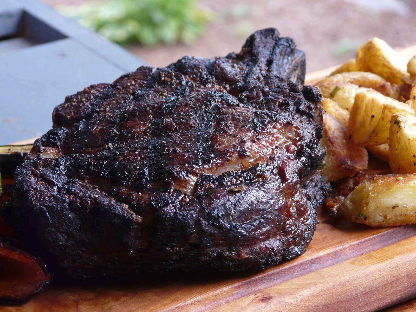 Grilled Prime Rib Steak
 Thibeault s Table June 2010