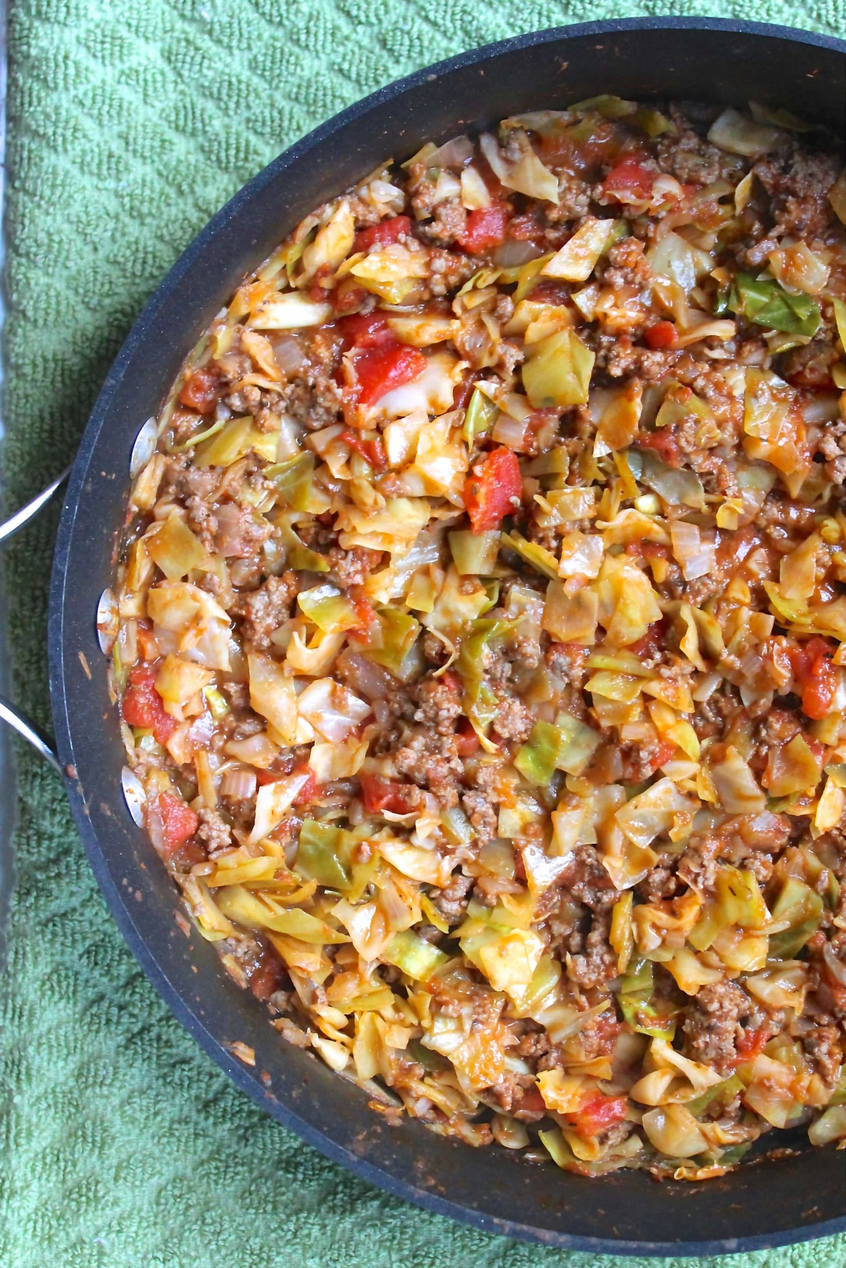 Ground Beef Cabbage Recipe
 Amish e Pan Ground Beef and Cabbage Skillet Smile Sandwich