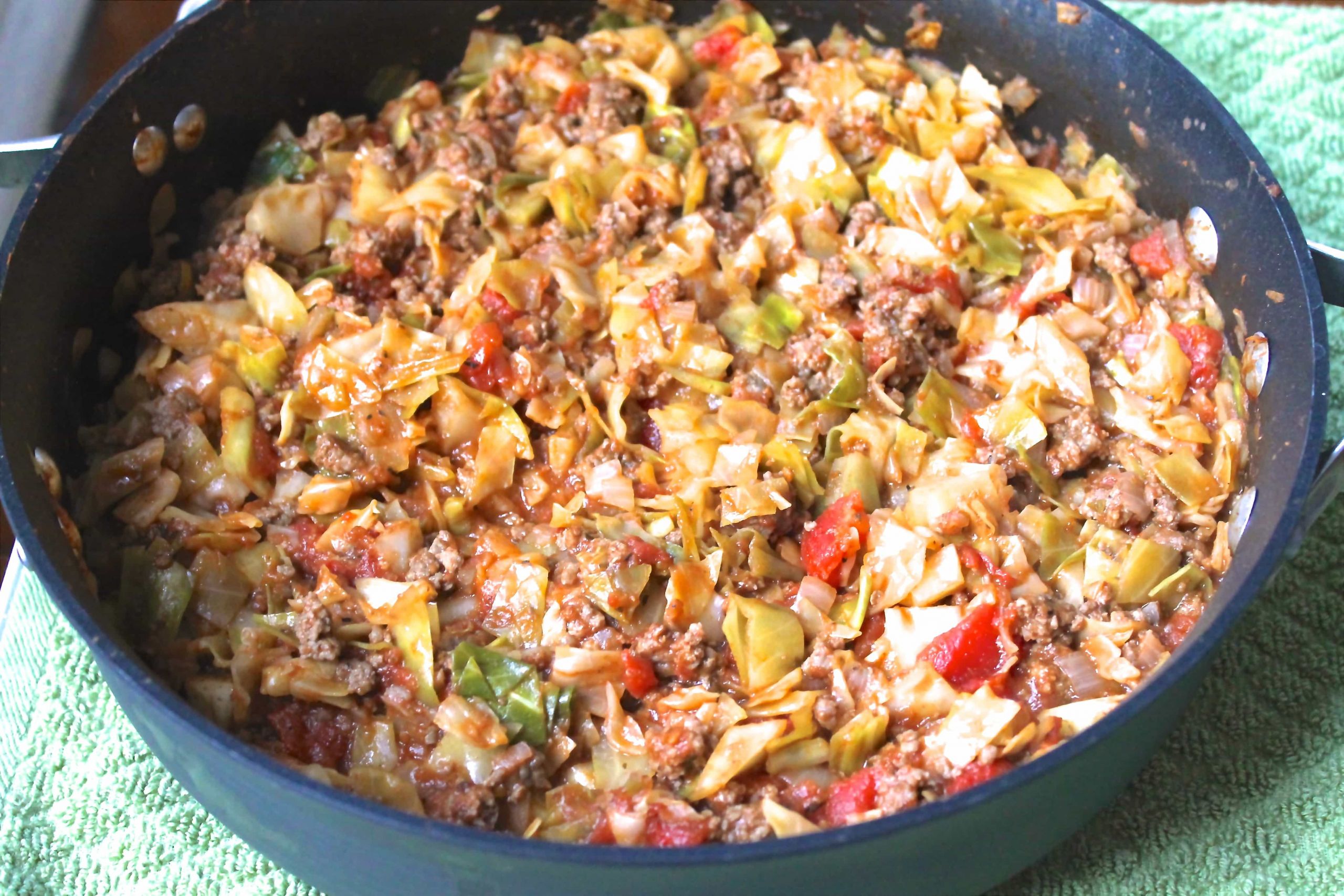Ground Beef Cabbage Recipe
 Amish e Pan Ground Beef and Cabbage Skillet Smile Sandwich