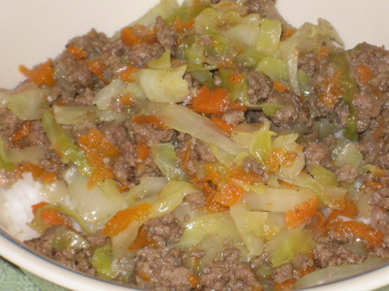Ground Beef Cabbage Recipe
 Ground Beef With Cabbage Recipe Genius Kitchen