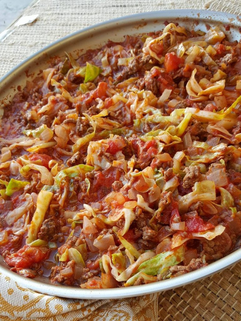 Ground Beef Cabbage Recipe
 e Pan Grass fed Beef & Cabbage Skillet