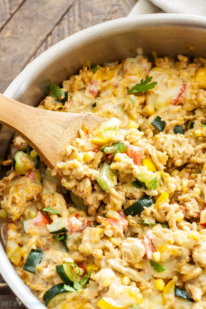 Ground Turkey And Rice Recipes
 Southwest Turkey Ve able and Rice Skillet Recipe Runner