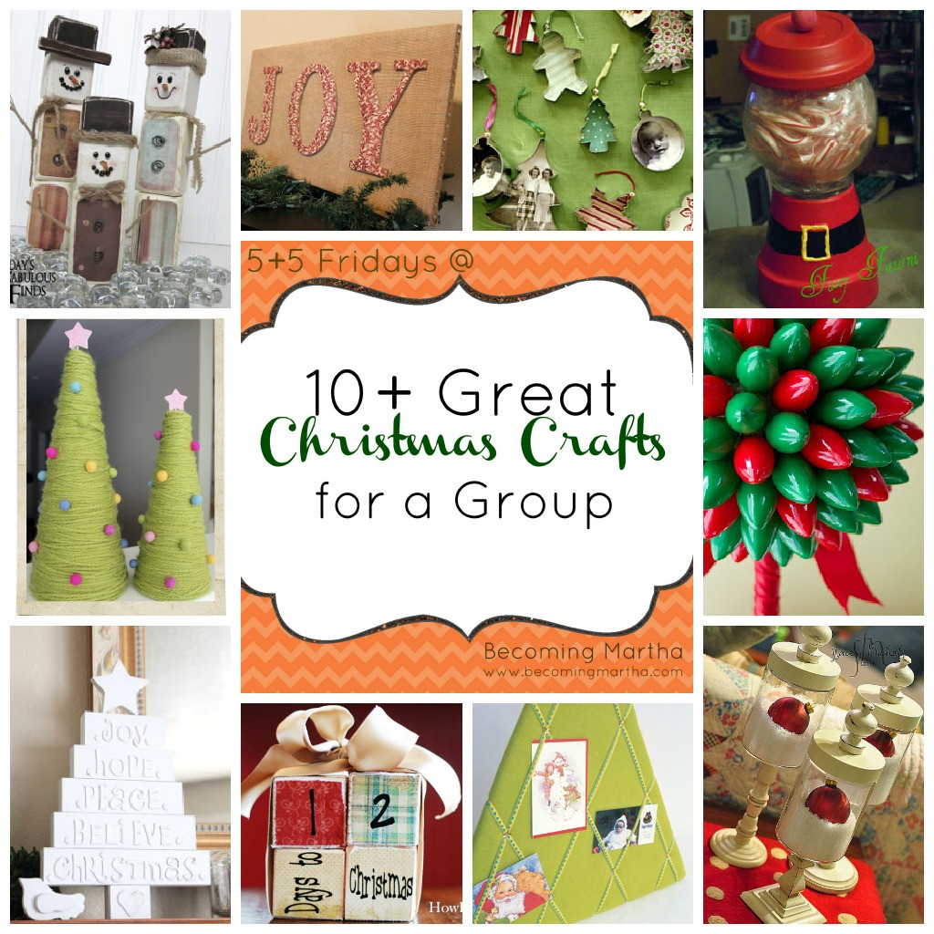 Group Crafts For Adults
 10 Great Group Christmas Crafts