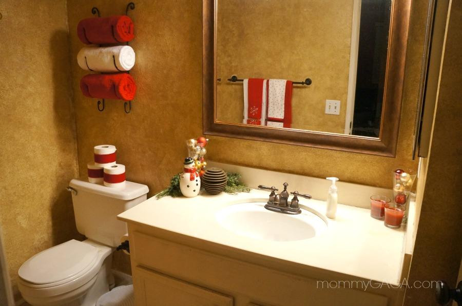 Guest Bathroom Decorations
 Holiday Home Decor Christmas Decorating Ideas for The