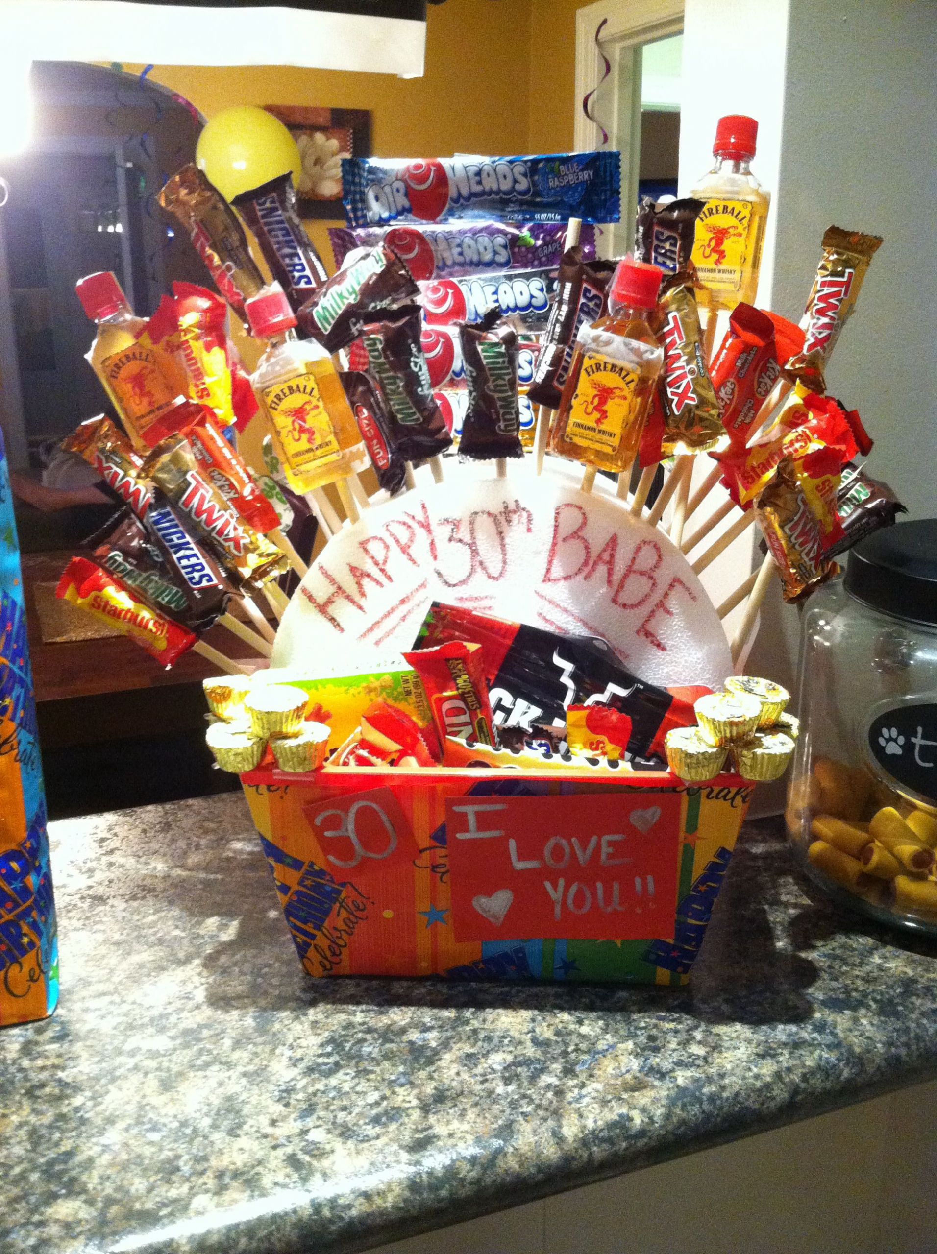 Guy Birthday Gifts
 Happy 30th Birthday "manly" t basket for my amazing