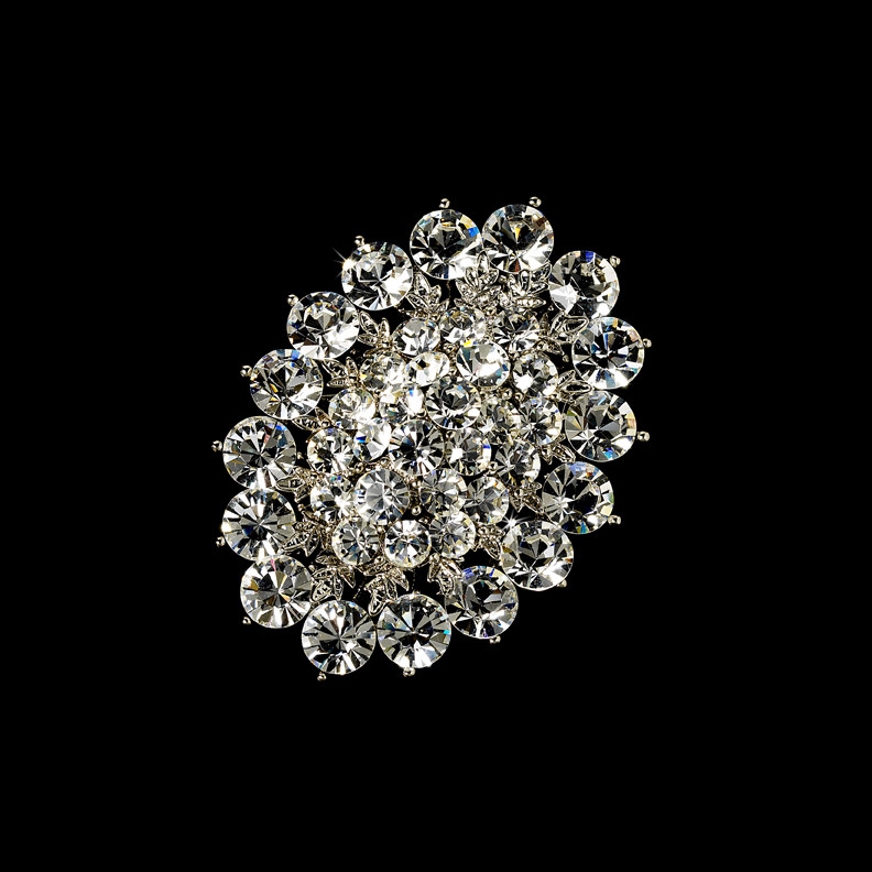 Hair Brooches
 Wholesale Crystal Vintage Brooch for Gown or Hair by