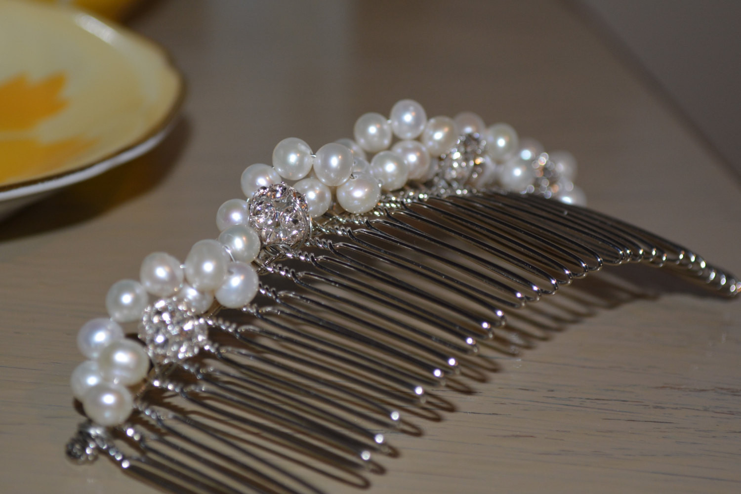 Hair Combs For Wedding Veils
 Wedding Veil b Rhinestone Hair b Bridal Hair b