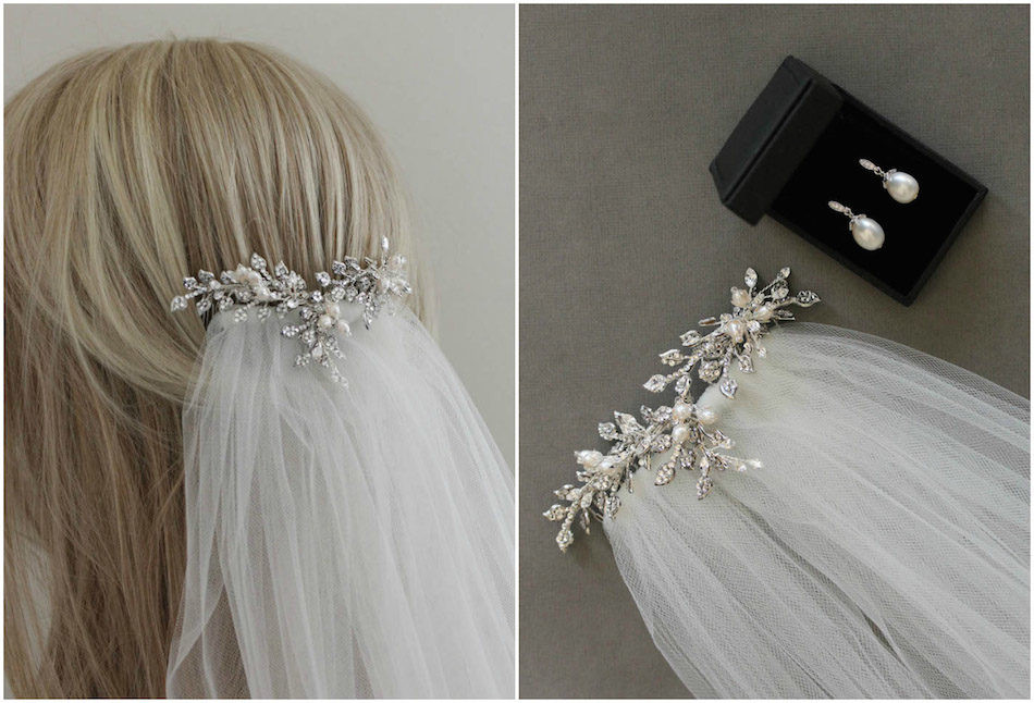 Hair Combs For Wedding Veils
 How to layer wedding veils and headpieces TANIA MARAS