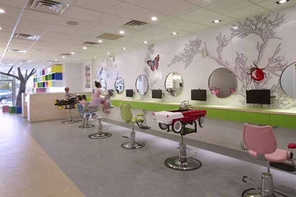 Hair Salons For Children
 Colorful Nature Inspired Hair Salon for Kids in New York