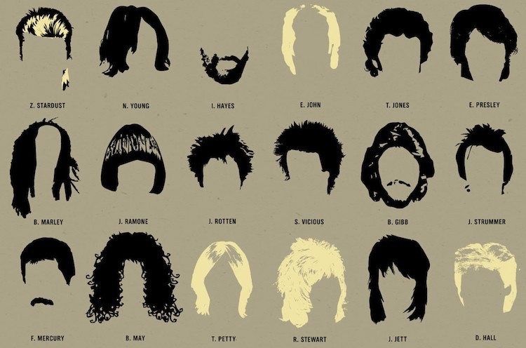 Hairstyle Name For Women
 Infographic of the Day 108 of the Best Haircuts in Music