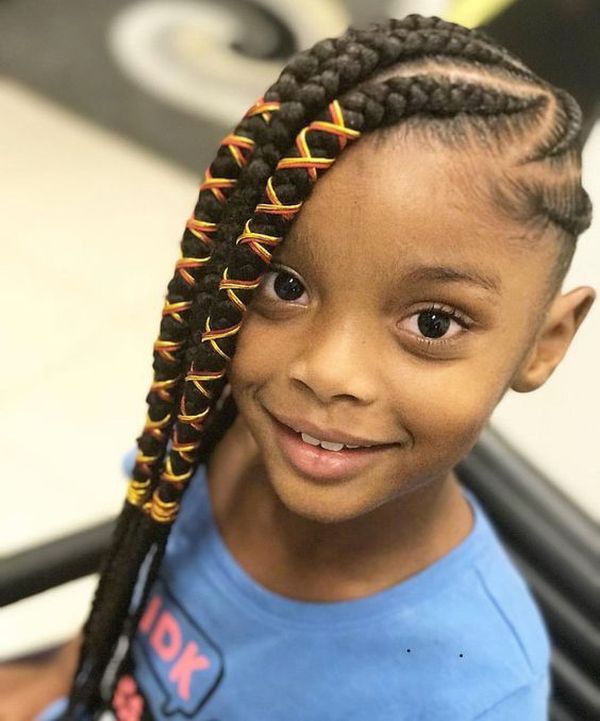 Hairstyles For African American Little Girls
 Braids for Kids Black Girls Braided Hairstyle Ideas in