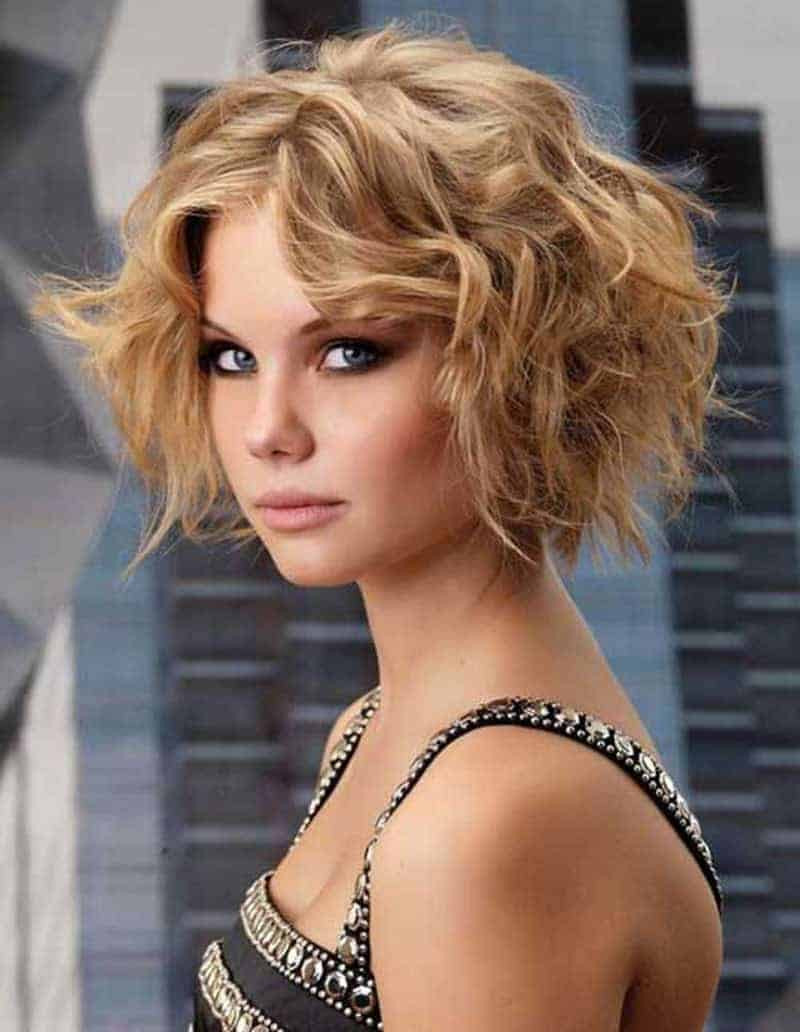 Hairstyles For Curly Hair Women
 Short wavy hairstyles for round faces 2015 Women styles