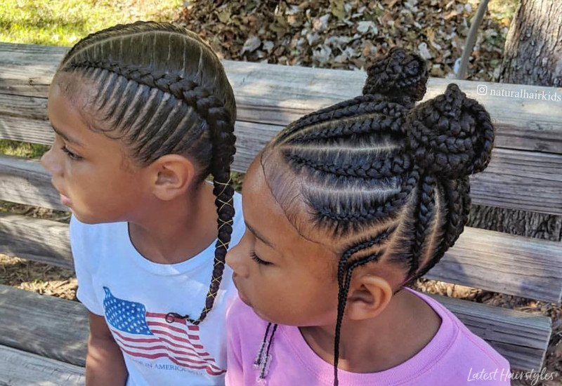 Hairstyles For Kids Girls Black
 20 Cute Hairstyles for Black Kids Trending in 2020