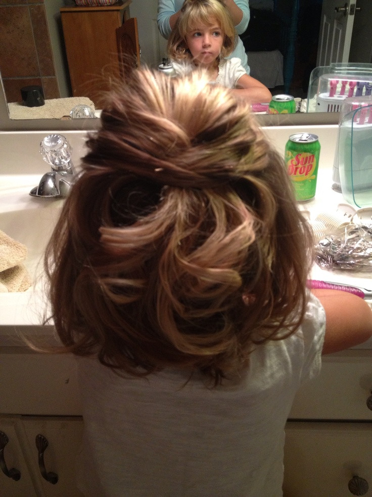 Hairstyles For Little Girls For Wedding
 Little girls wedding hair My niece Annabel loved her