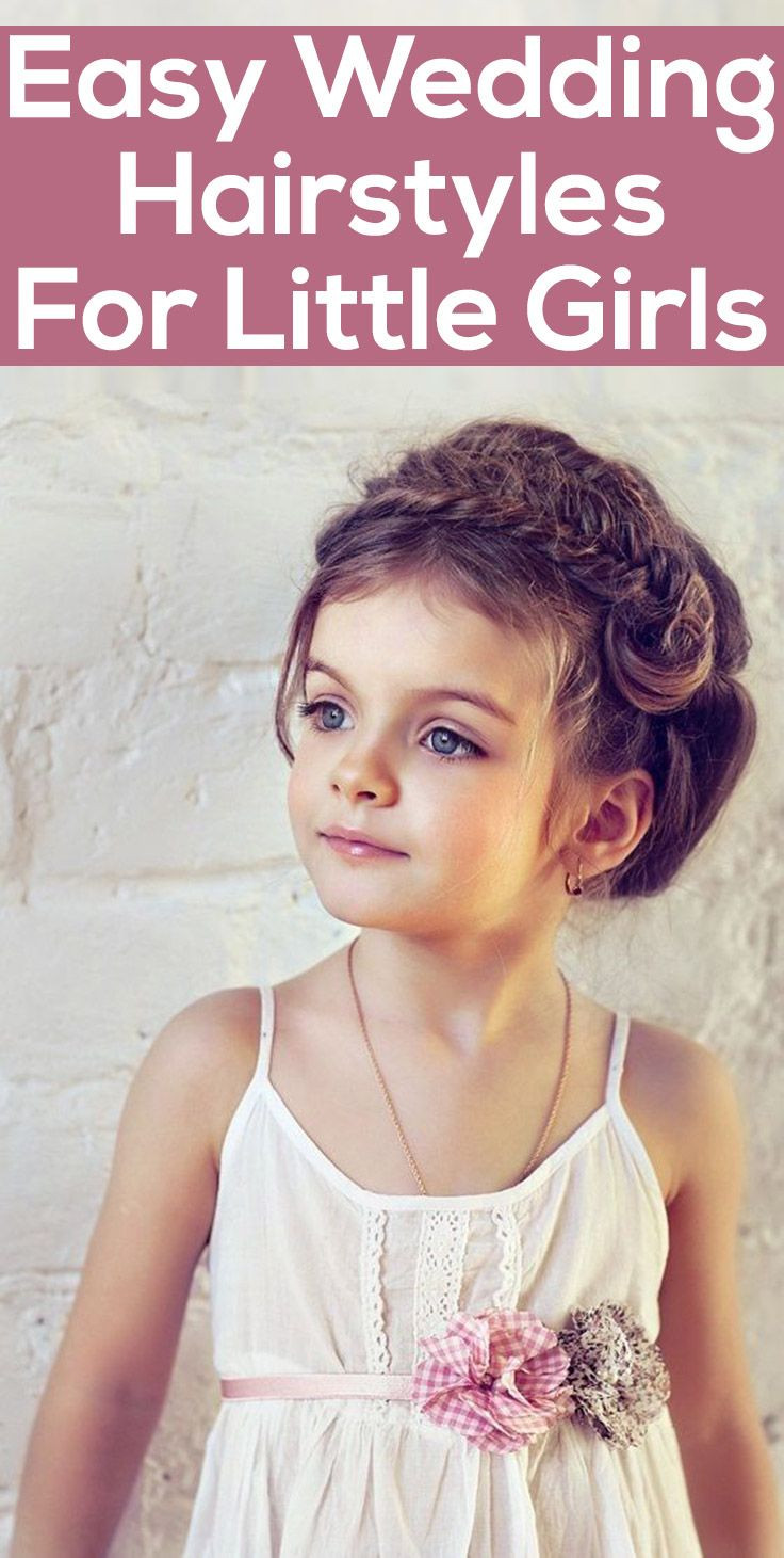 Hairstyles For Little Girls For Wedding
 14 Cute and Lovely Hairstyles for Little Girls Pretty