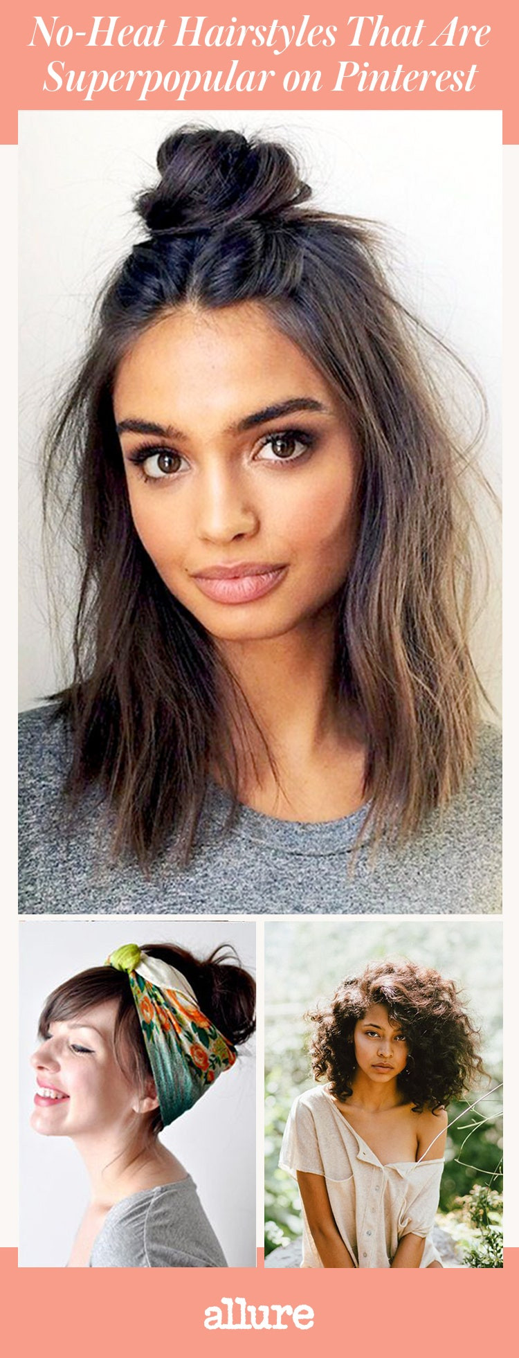 Hairstyles For Medium Hair Pinterest
 No Heat Hairstyles That Are Superpopular on Pinterest