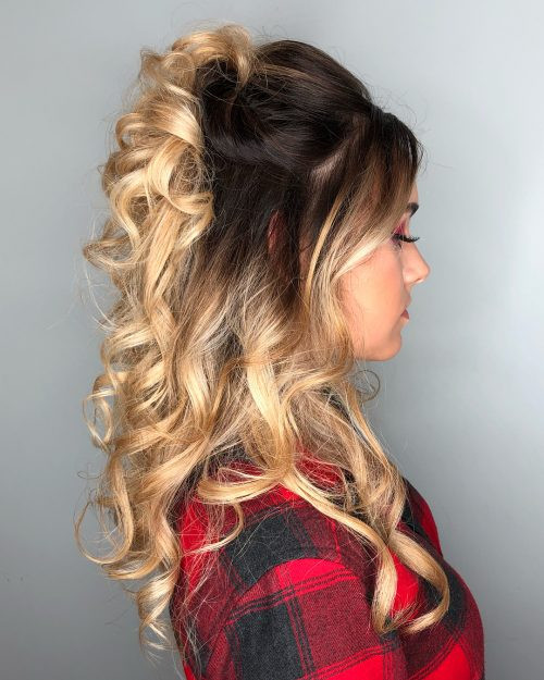 Hairstyles For Prom Half Up Half Down
 27 Prettiest Half Up Half Down Prom Hairstyles for 2020