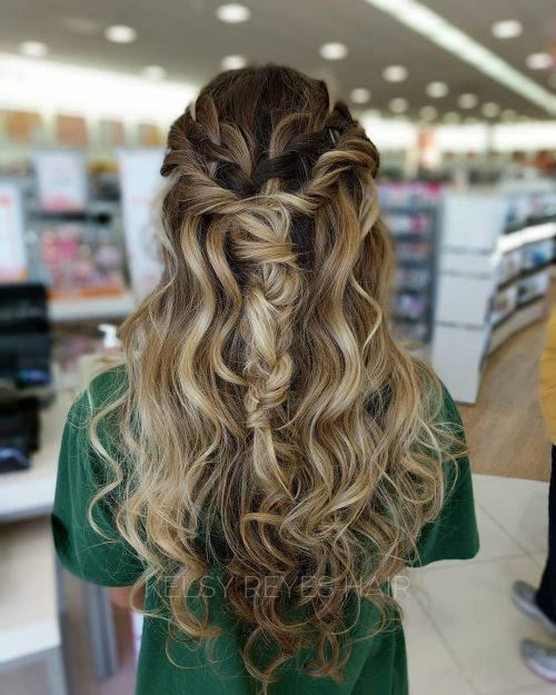 Hairstyles For Prom Half Up Half Down
 27 Prettiest Half Up Half Down Prom Hairstyles for 2020