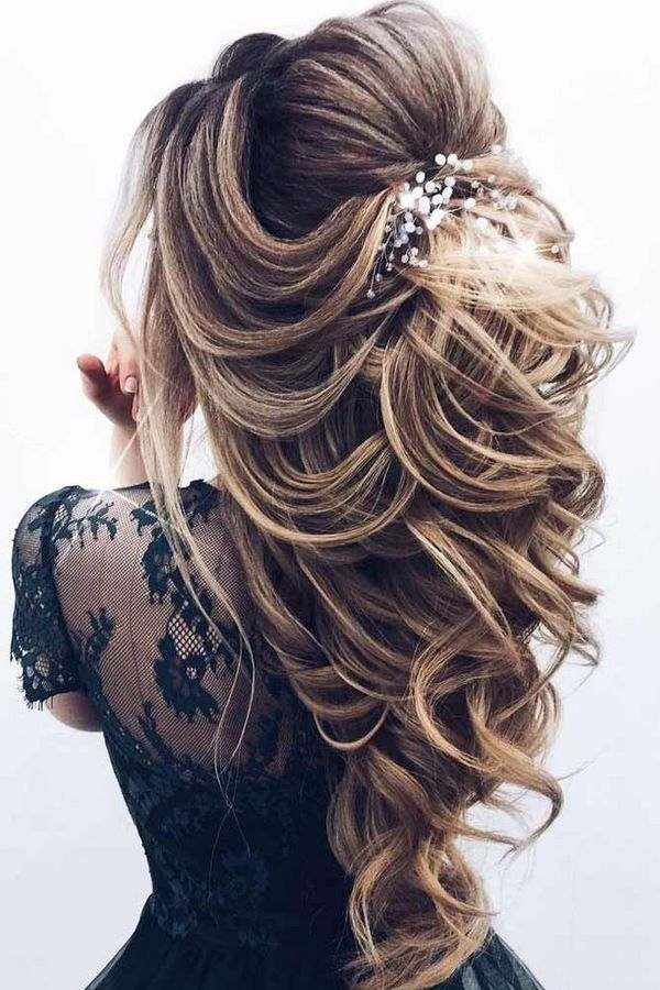 Hairstyles For Prom Half Up Half Down
 Half up half down prom hair – trendy hairstyles for an