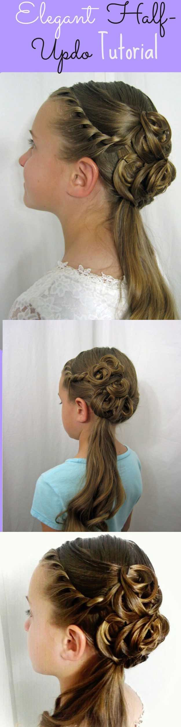 Hairstyles For Prom Half Up Half Down
 25 Easy Half Up Half Down Hairstyle Tutorials For Prom