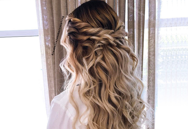 Hairstyles For Prom Half Up Half Down
 27 Prettiest Half Up Half Down Prom Hairstyles for 2020