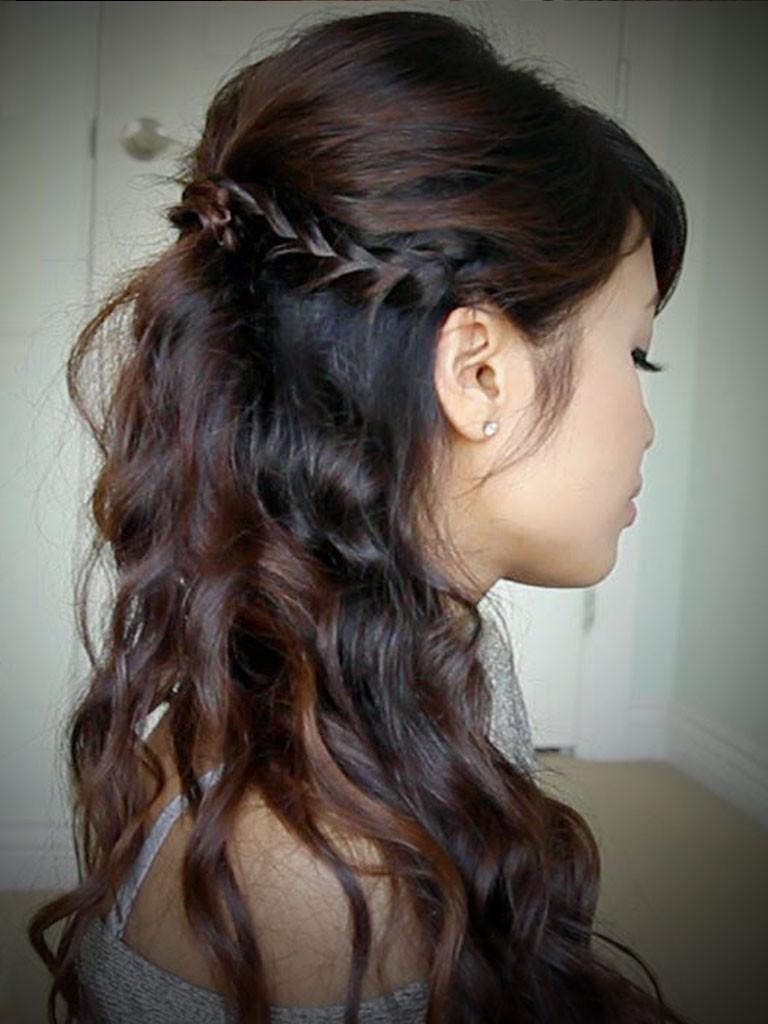 Hairstyles For Prom Half Up Half Down
 Half Up And Down Hairstyles For Prom