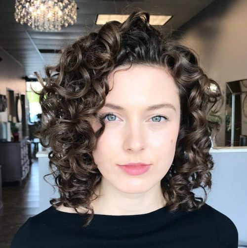 Hairstyles For Shoulder Length Curly Hair
 50 Different Versions of Curly Bob Hairstyle