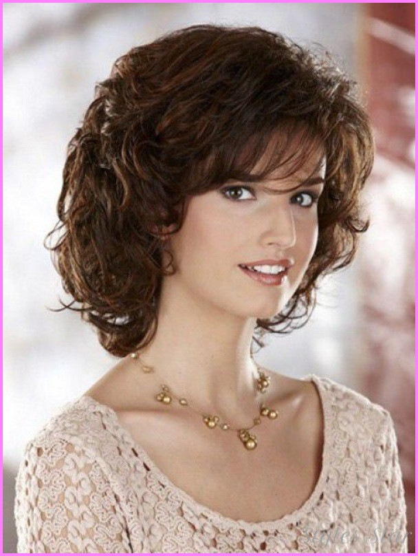 Hairstyles For Shoulder Length Curly Hair
 Medium length haircuts for curly hair and round face