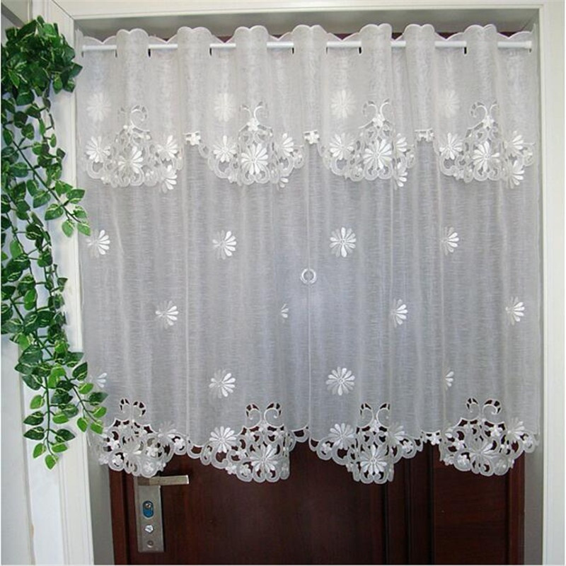Half Curtains For Kitchen
 Free Shipping beatiful voile half Curtain Coffee Curtain