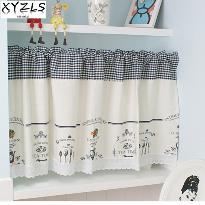 Half Curtains For Kitchen
 XYZLS Modern Elegant Minimalist Blinds Kitchen Curtain