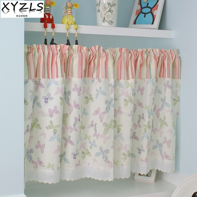 Half Curtains For Kitchen
 Aliexpress Buy XYZLS New Modern Pastoral Butterfly