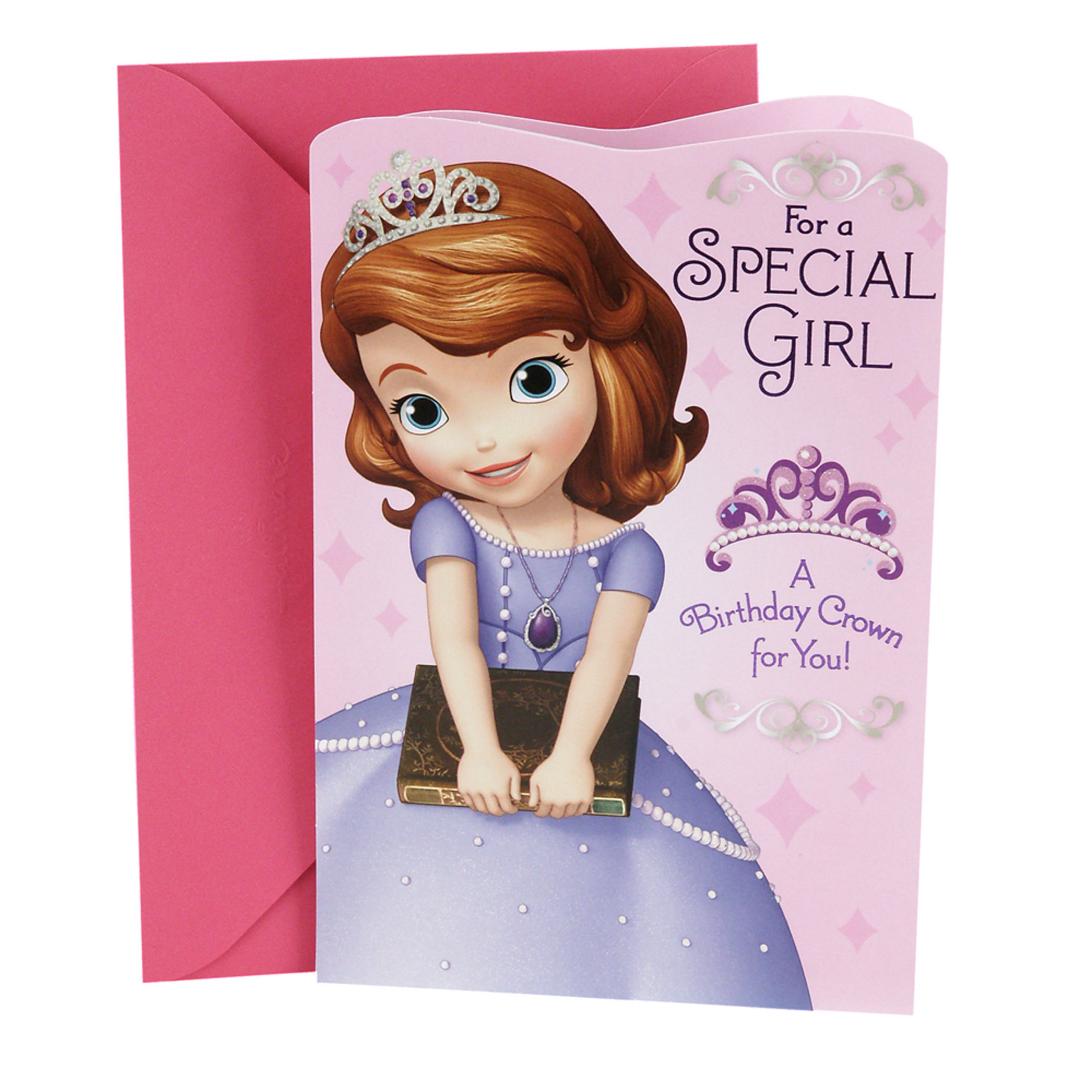 Hallmark Birthday Cards
 Hallmark Birthday Greeting Card for Girls Sofia the First