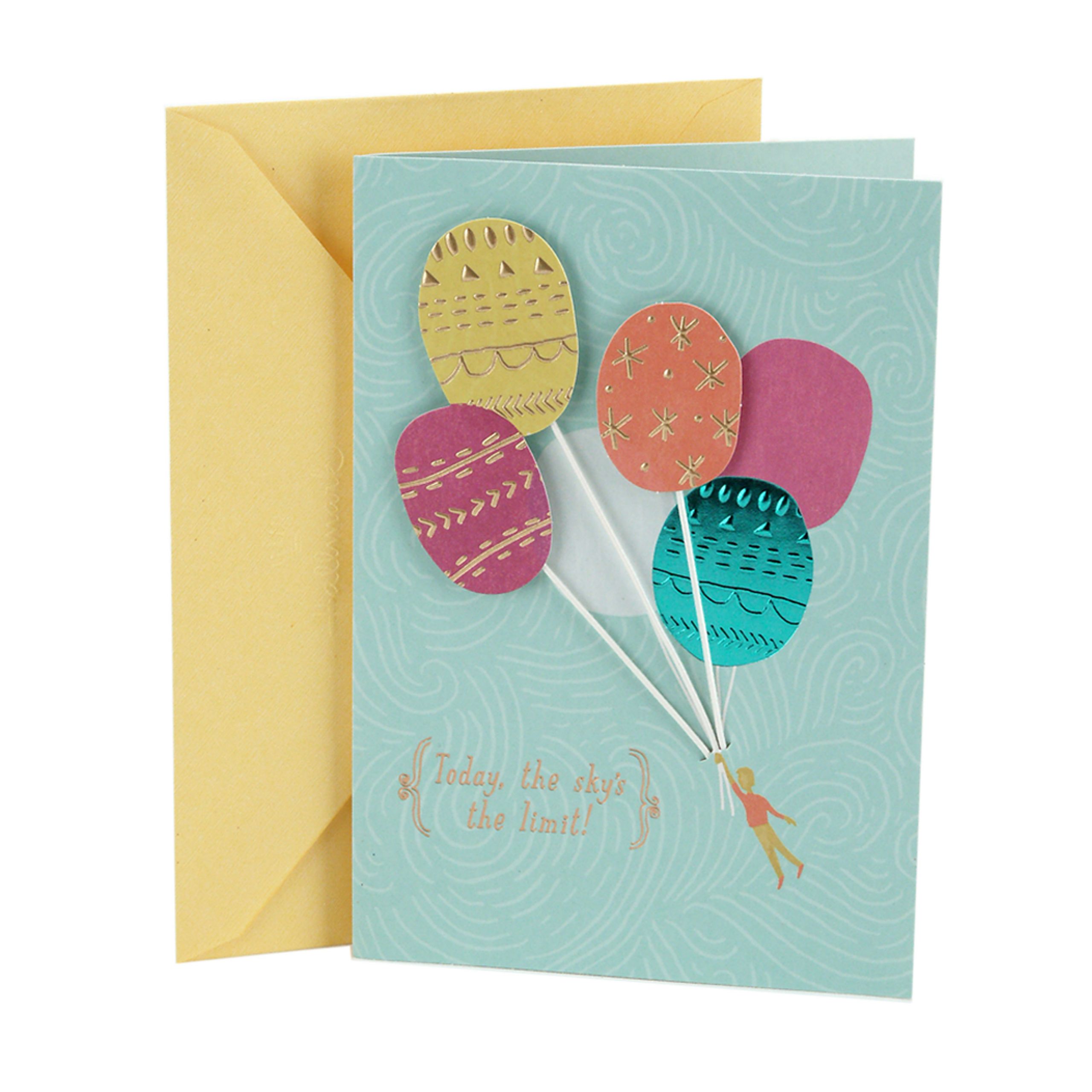 Hallmark Birthday Cards
 Hallmark Birthday Greeting Card Balloons Walmart