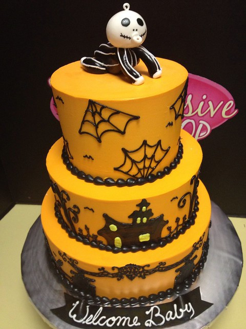 Halloween Baby Shower Cakes
 Halloween Baby Shower cake