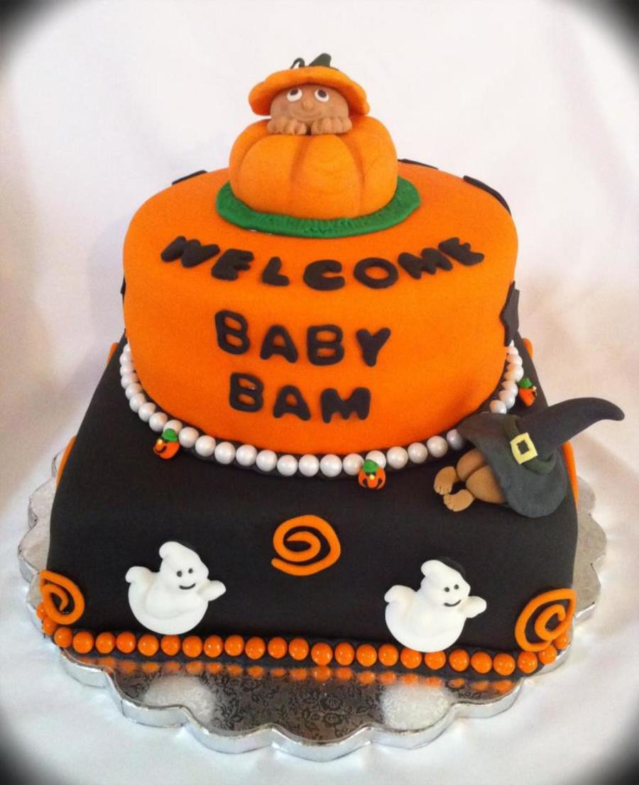 Halloween Baby Shower Cakes
 Halloween Baby Shower CakeCentral