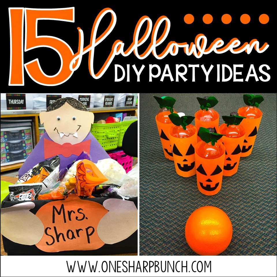 Halloween Classroom Party Ideas Kindergarten
 e Sharp Bunch 15 DIY Halloween Party Ideas for the