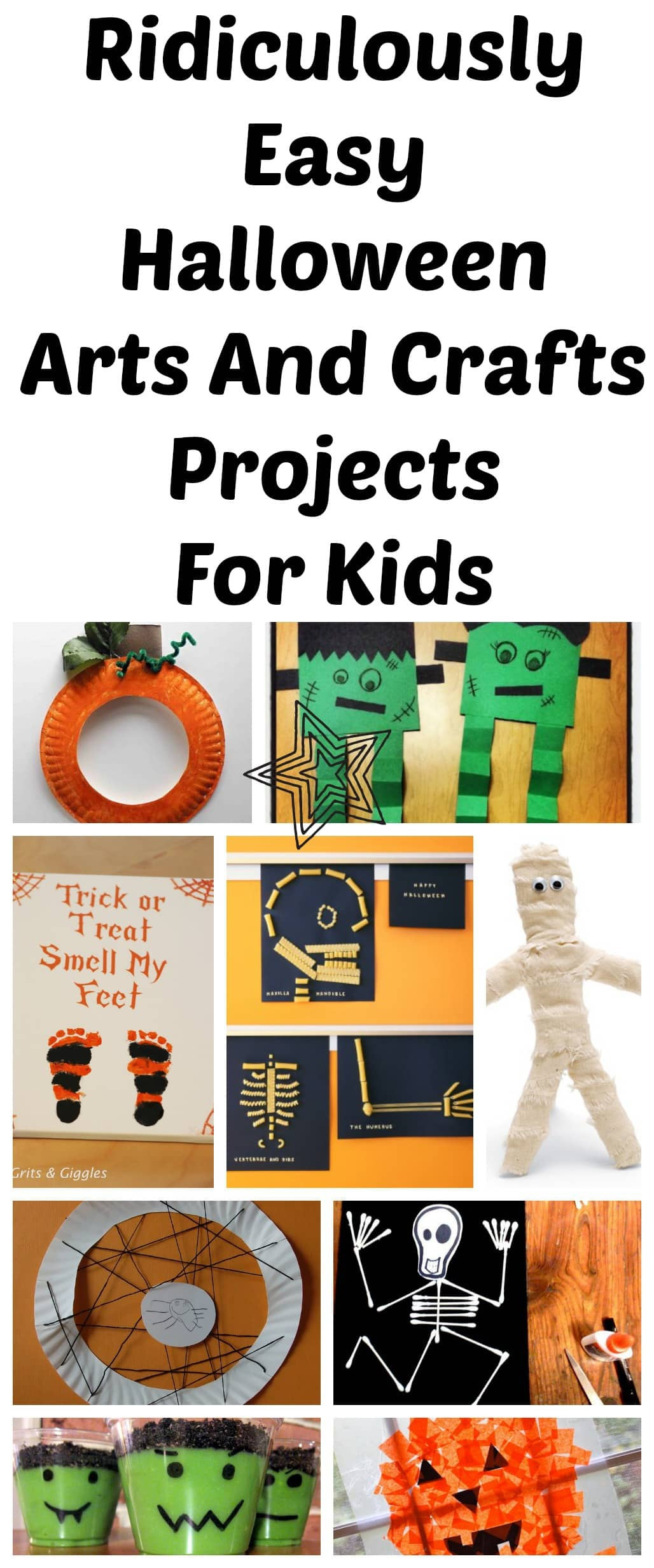 Halloween Craft Ideas Kids
 10 Ridiculously Easy Halloween Arts And Crafts Projects To
