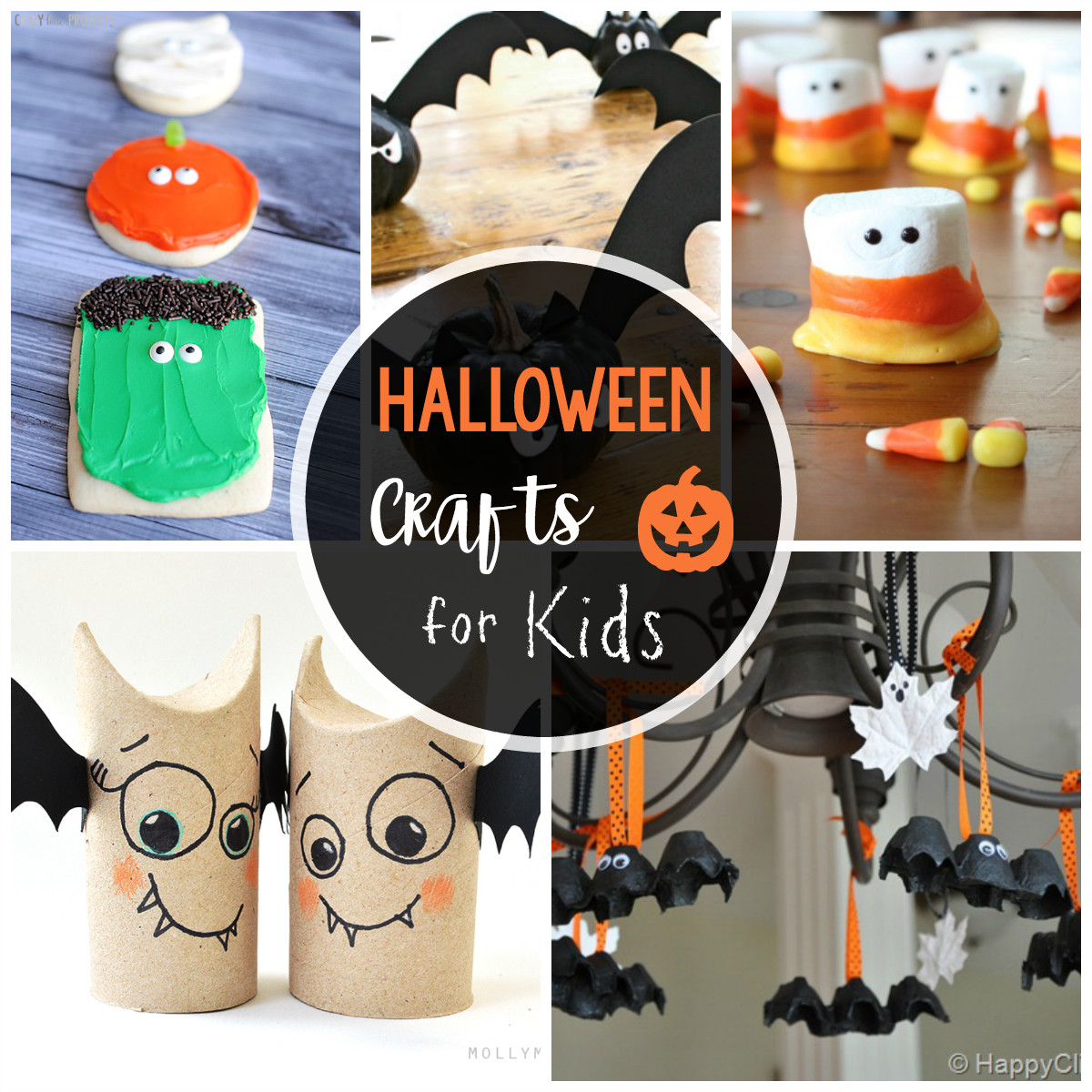 Halloween Craft Ideas Kids
 25 Cute & Easy Halloween Crafts for Kids Crazy Little
