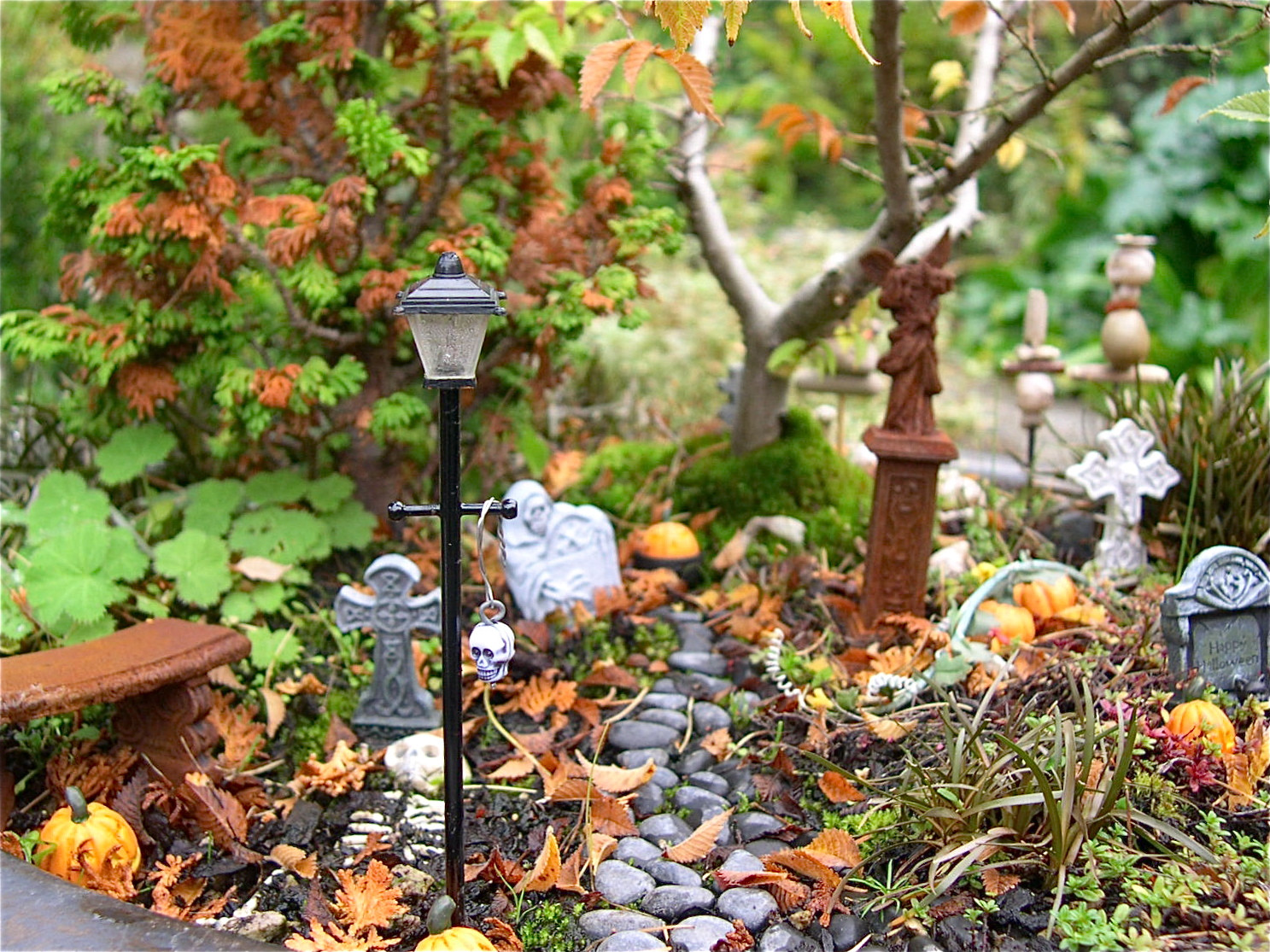 Halloween Fairy Garden
 It’s a Miniature Halloween Garden Contest – The