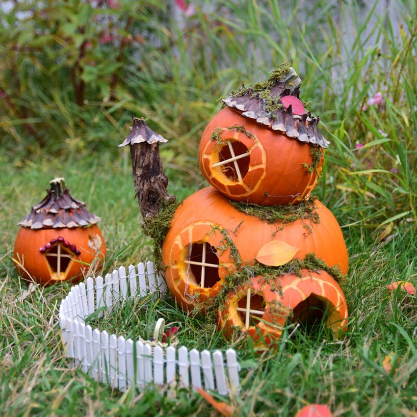 Halloween Fairy Garden
 How to Make Pumpkin Fairy Garden for Halloween & Ideas for