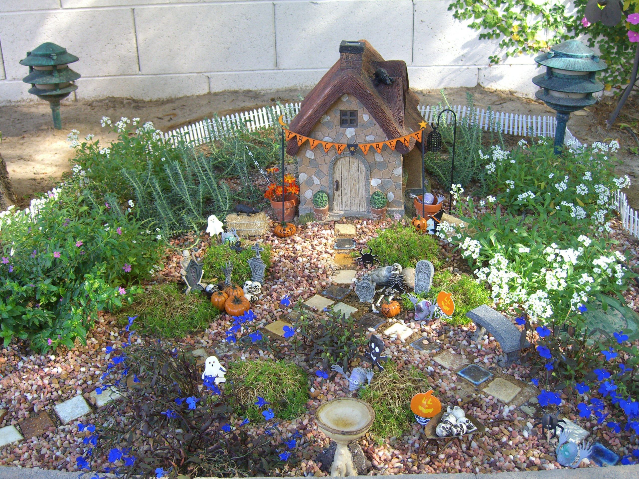 Halloween Fairy Garden
 Halloween Fairy Garden Fairy Gardening Ideas