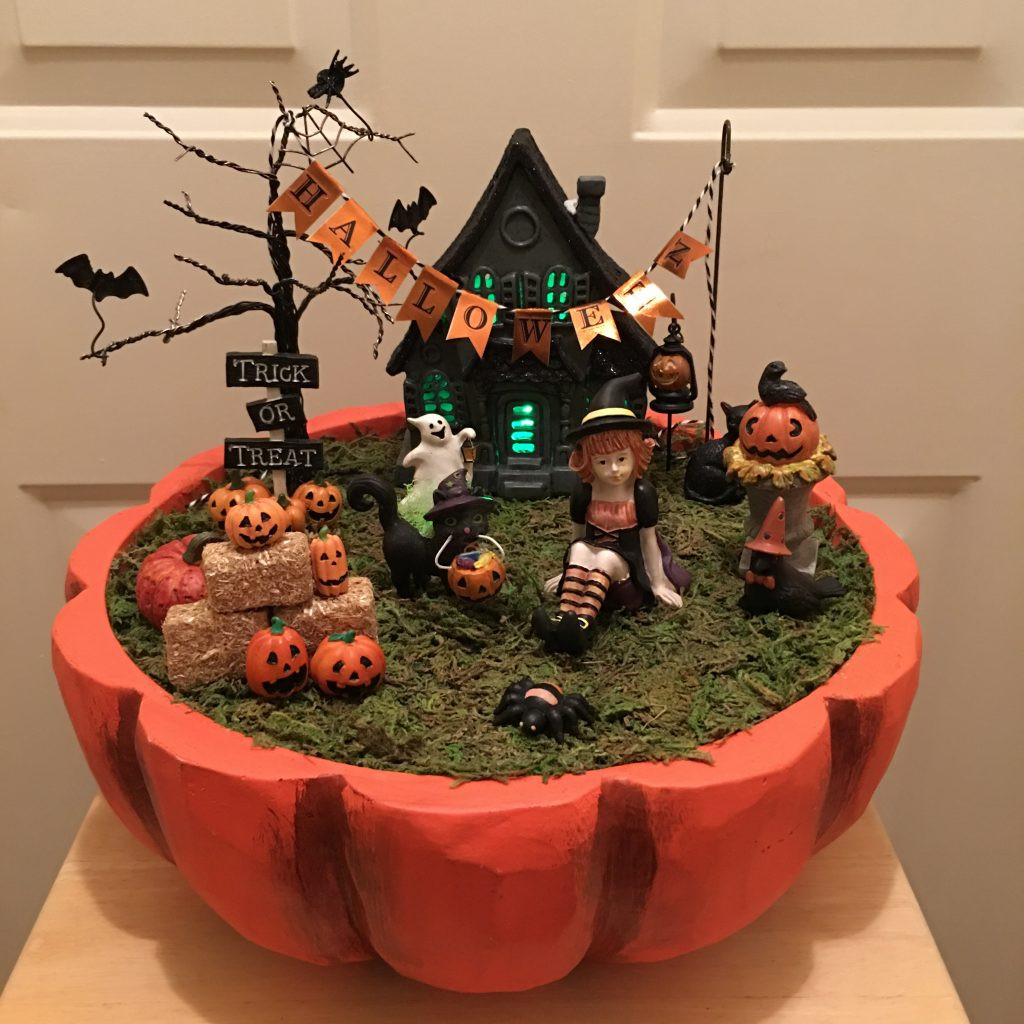 Halloween Fairy Garden
 Halloween Magic A Bewitching Pumpkin Fairy Garden Green