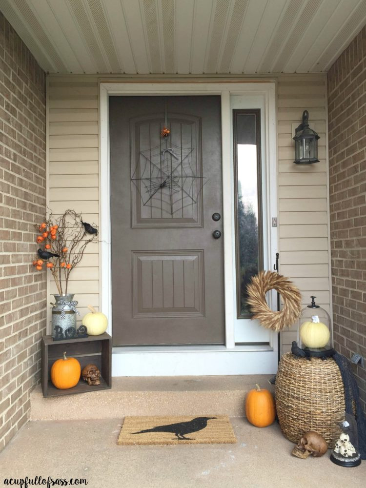 Halloween Front Porch
 Halloween Front Porch Decor Ideas A Cup Full of Sass