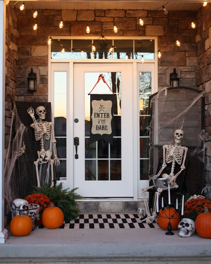 Halloween Front Porch
 Halloween Front Porch Enter If You Dare W Collective