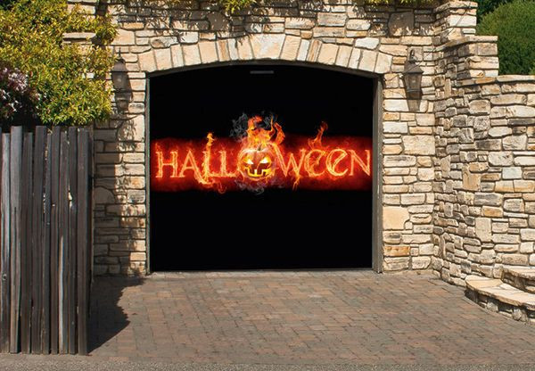 Halloween Garage Door Decals
 These Spooky Garage Door Stickers Are What Halloween Is