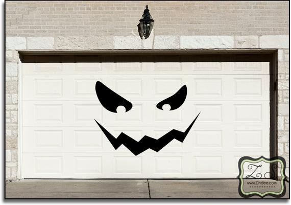 Halloween Garage Door Decals
 Items similar to HUGE Jack o lantern Garage Halloween