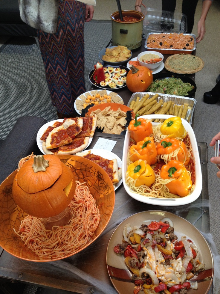 Halloween Office Food Party Ideas
 Halloween themed office potluck