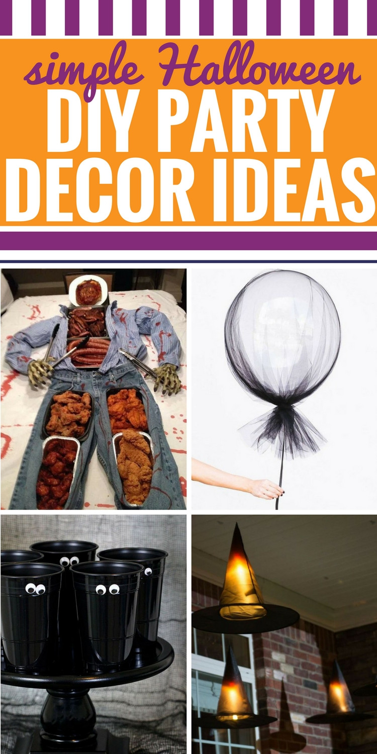 Halloween Party Decoration Ideas Diy
 DIY Halloween Party Decor Ideas My Life and Kids