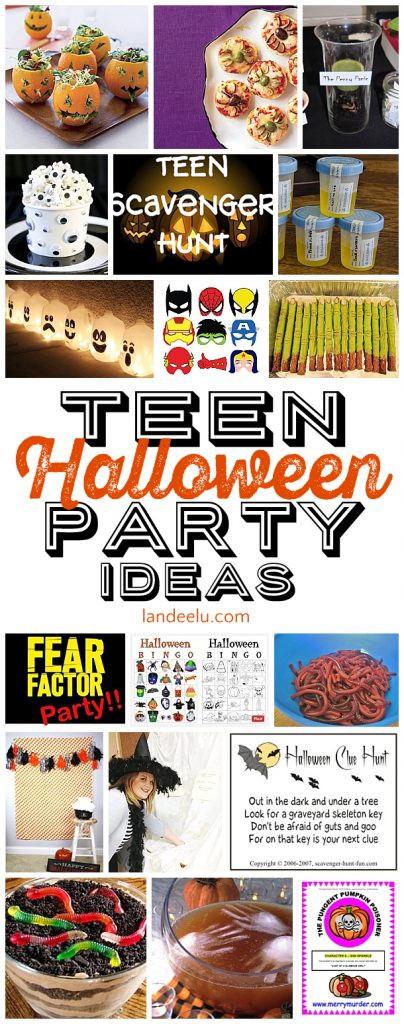 Halloween Party Game Ideas For Teenagers
 Teen Halloween Party Ideas